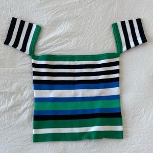 Express off the shoulder mini top